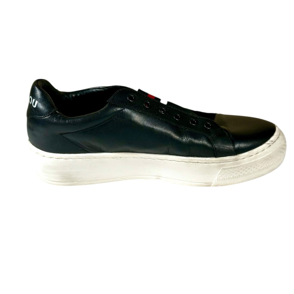 Bibilou Women's Black Leather Trainers Sneakers US 9 - Picture 9 of 9